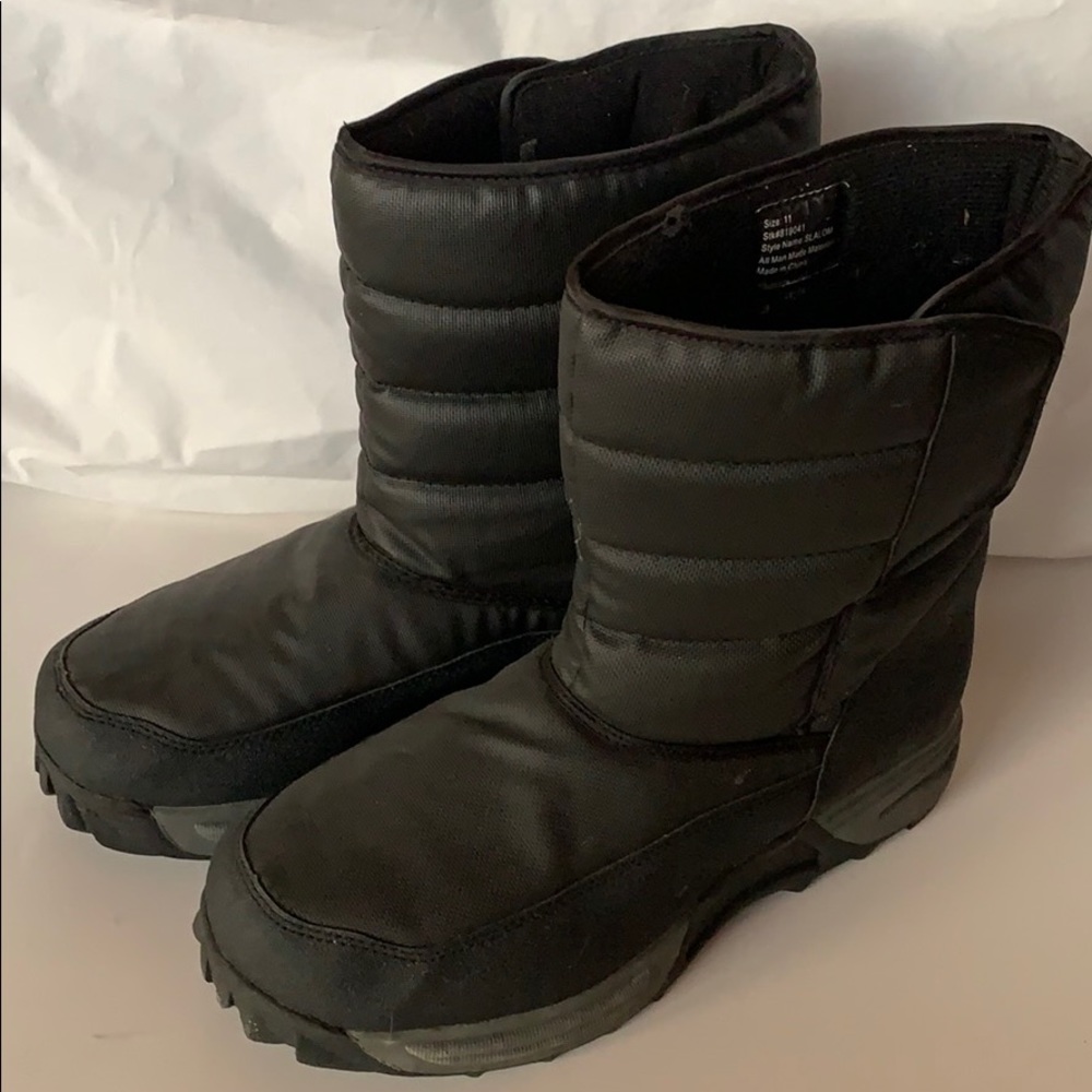 Lake ‘n Trail Men’s 11 Black Boots Slalom